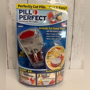 Pill Perfect Universal Pill Cutter 18 Pill Chambers As Seen on TV Unopened NWT